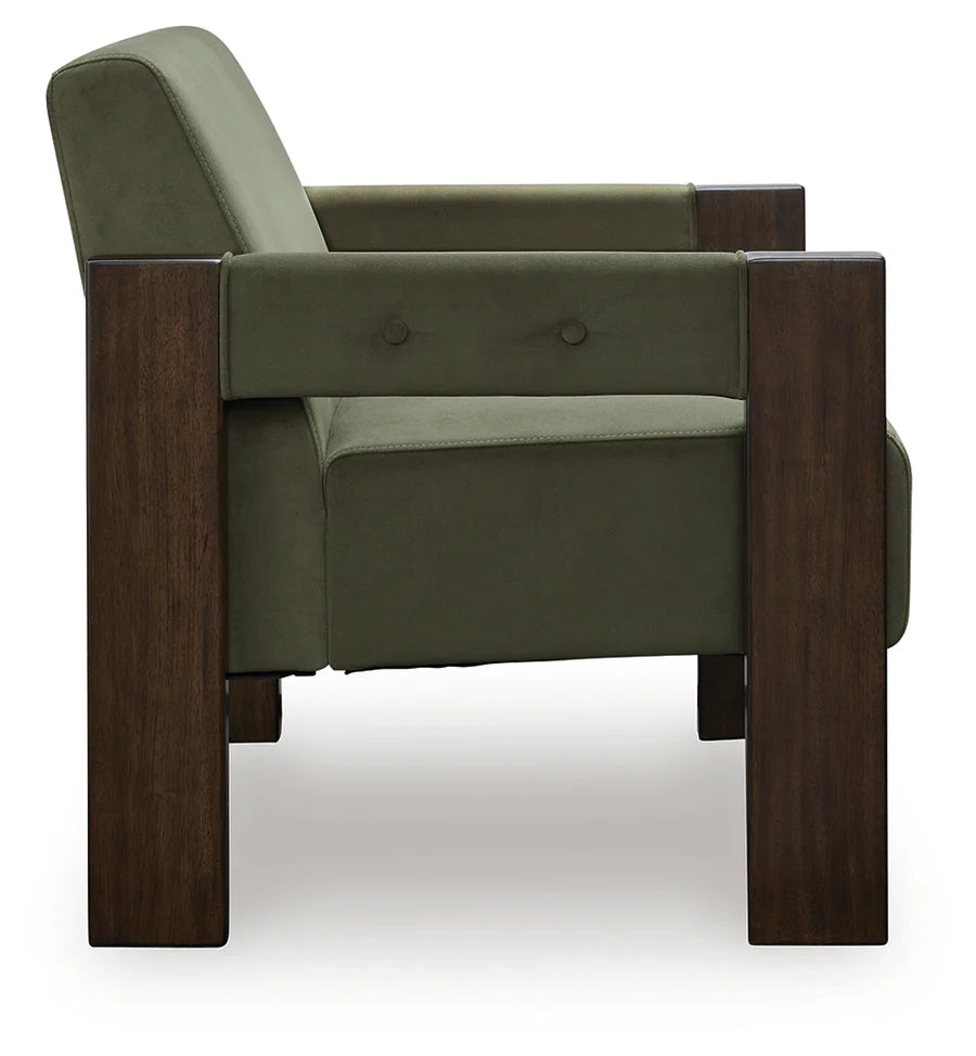 Adlanlock Olive Accent Chair by Ashley at Eve Furniture