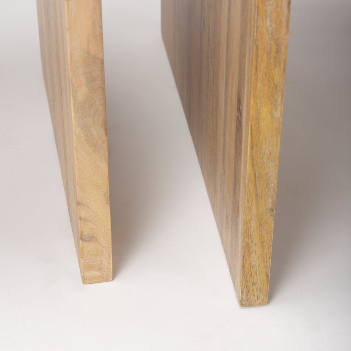 Chloe Set of 2 Cottage Wood Nesting Accent Tables by Mercana at Eve Furniture