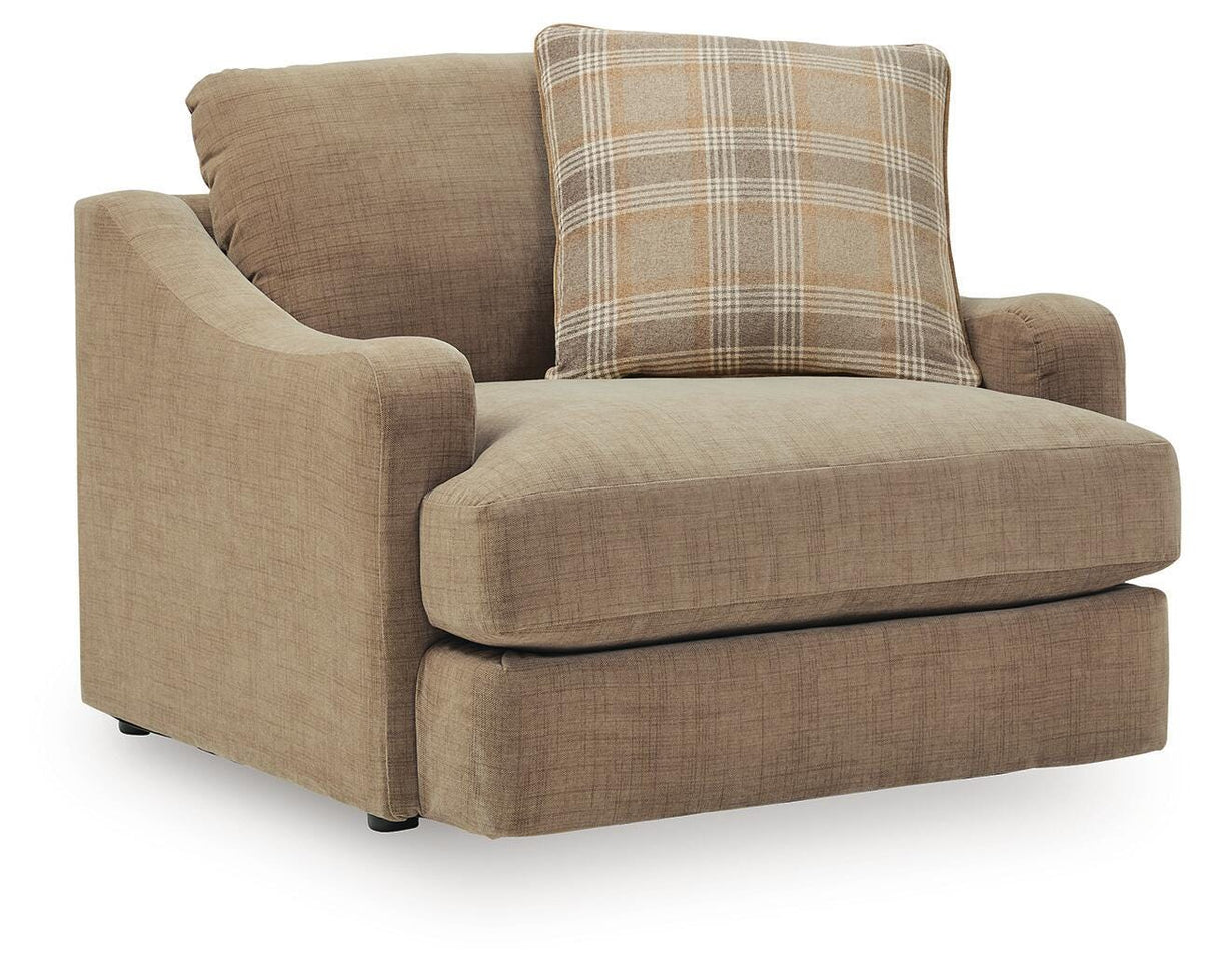 ChloeeAnne Honey Chair and a Half by Ashley at Eve Furniture