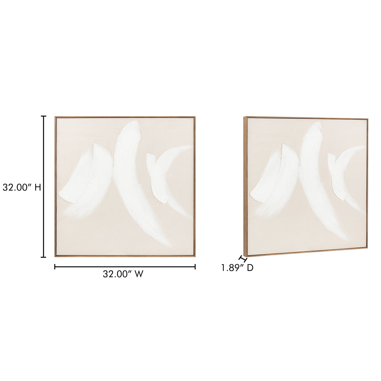 Chorus Multicolor 2 Framed Painting by Moe's Home at Eve Furniture