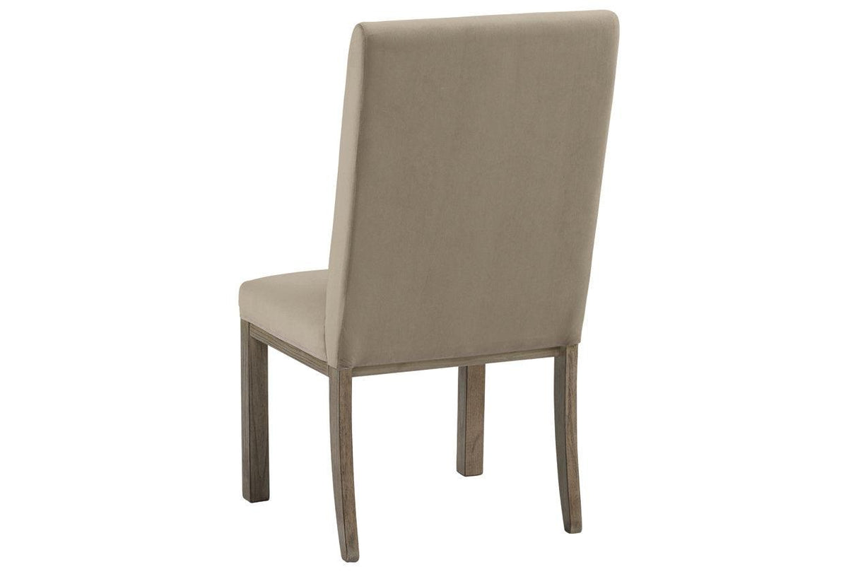 Chrestner Gray Dining Chair, Set of 2 by Ashley at Eve Furniture