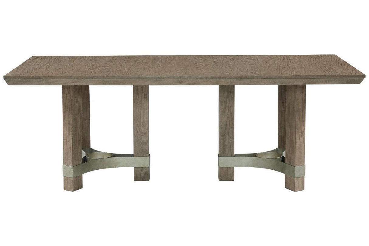 Chrestner Gray Dining Table by Ashley at Eve Furniture