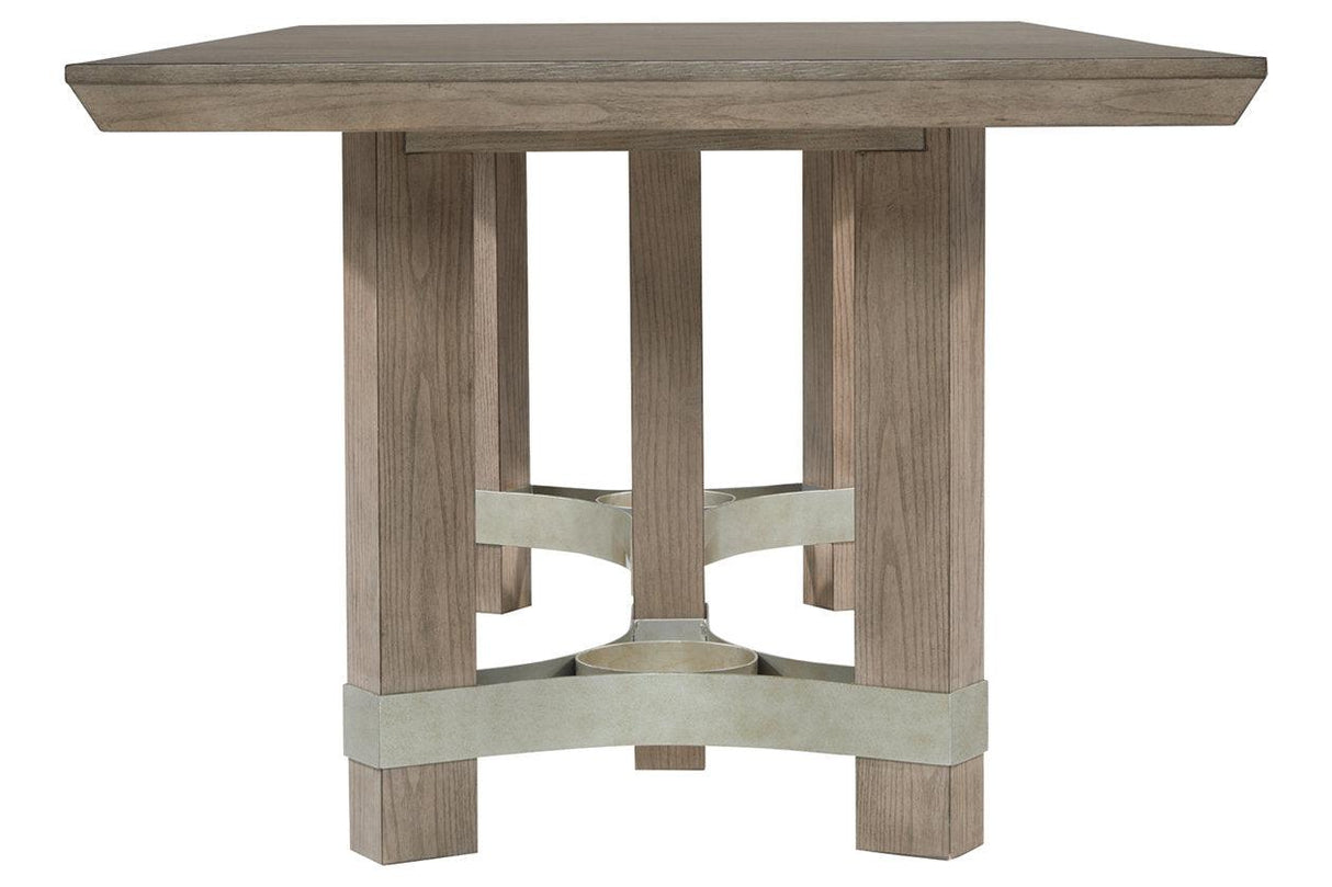 Chrestner Gray Dining Table by Ashley at Eve Furniture