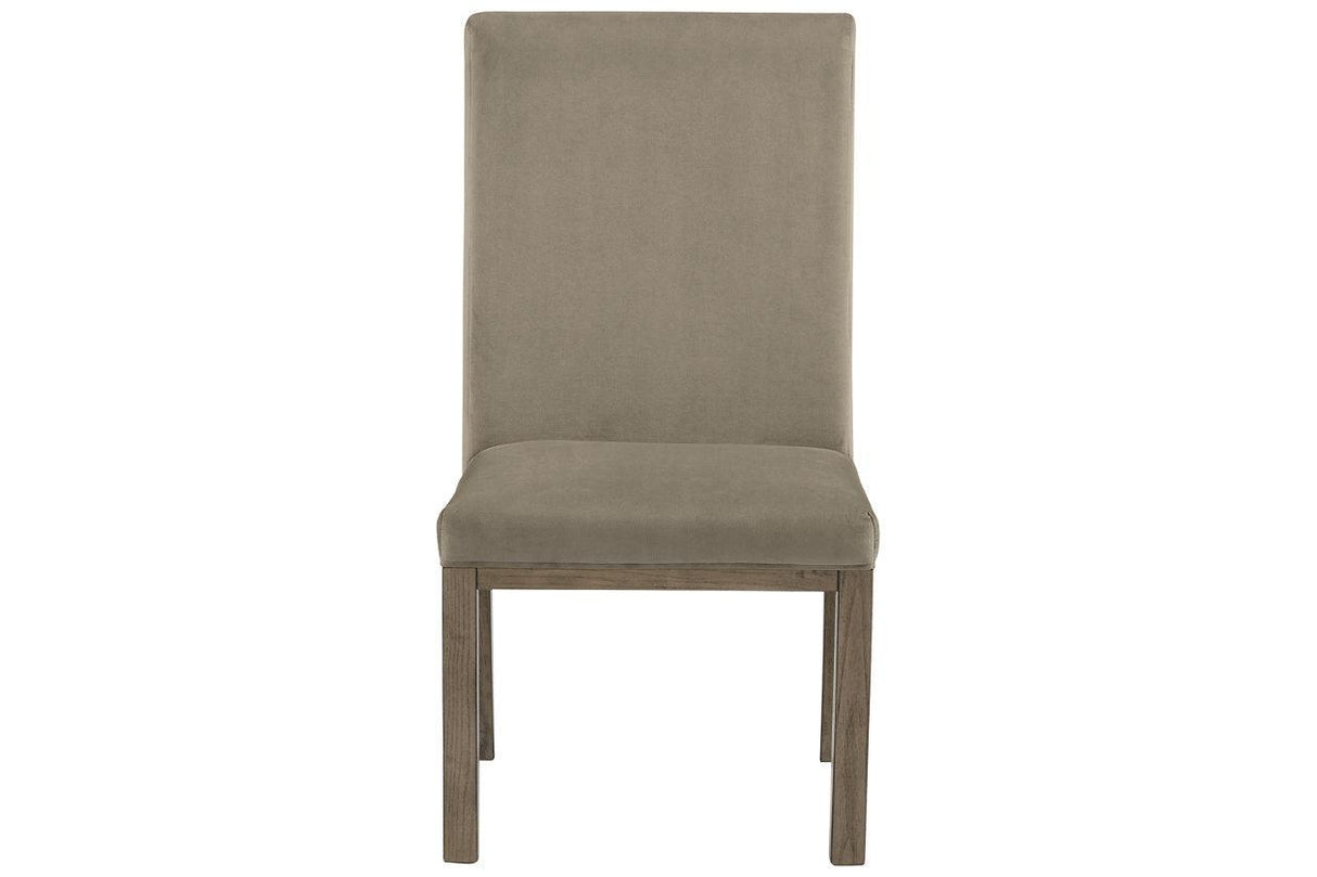 Chrestner Gray Dining Chair, Set of 2 by Ashley at Eve Furniture