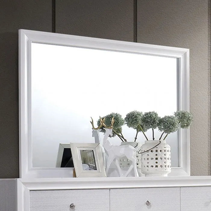 Chrissy White 4-Piece Queen Bedroom Set by Furniture of America at Eve Furniture