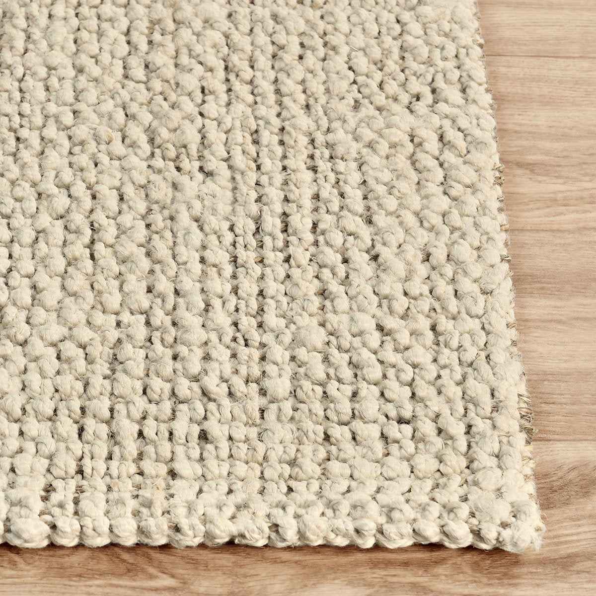 Chunky Ivory Loop Rug by Classic Home at Eve Furniture