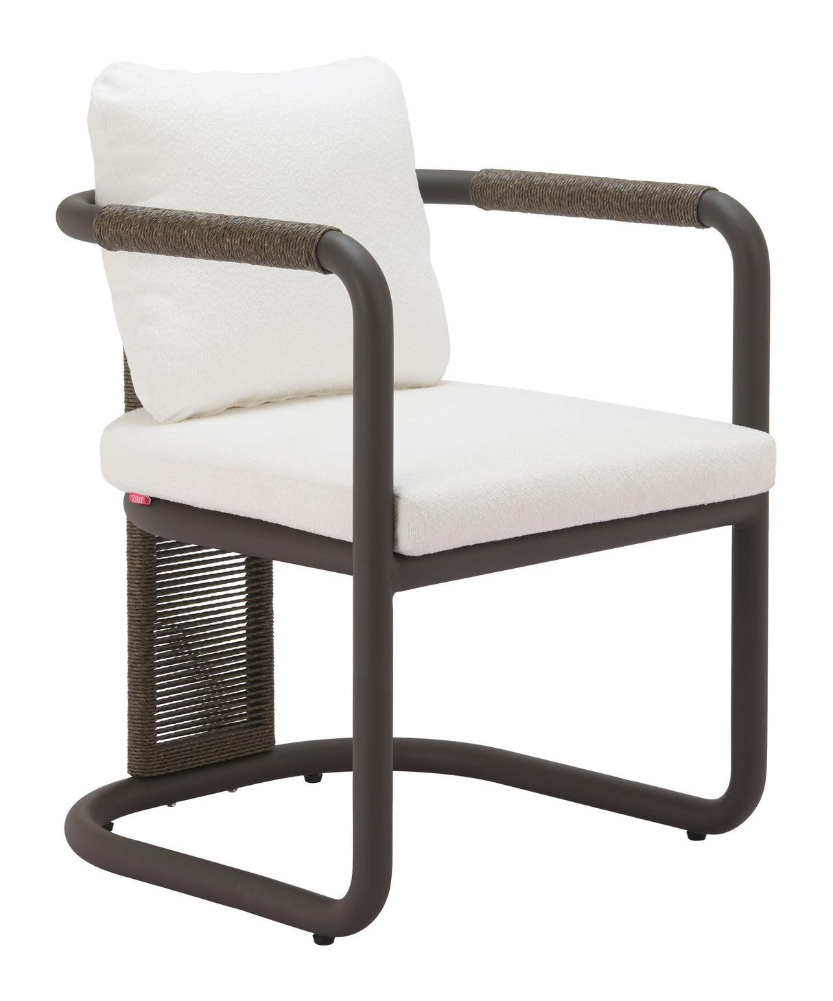 Ciel Ivory Outdoor Dining Chair (Set of 2) by Zuomod at Eve Furniture