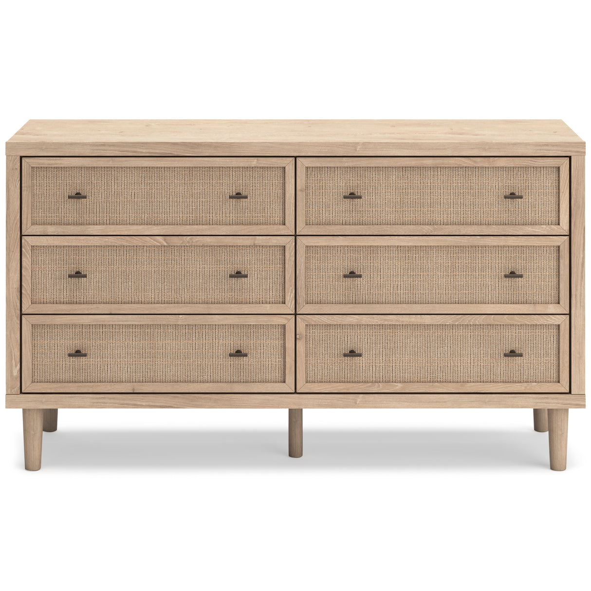 Cielden Soft Gray/Tan Upholstered Platform Bedroom Set by Ashley at Eve Furniture