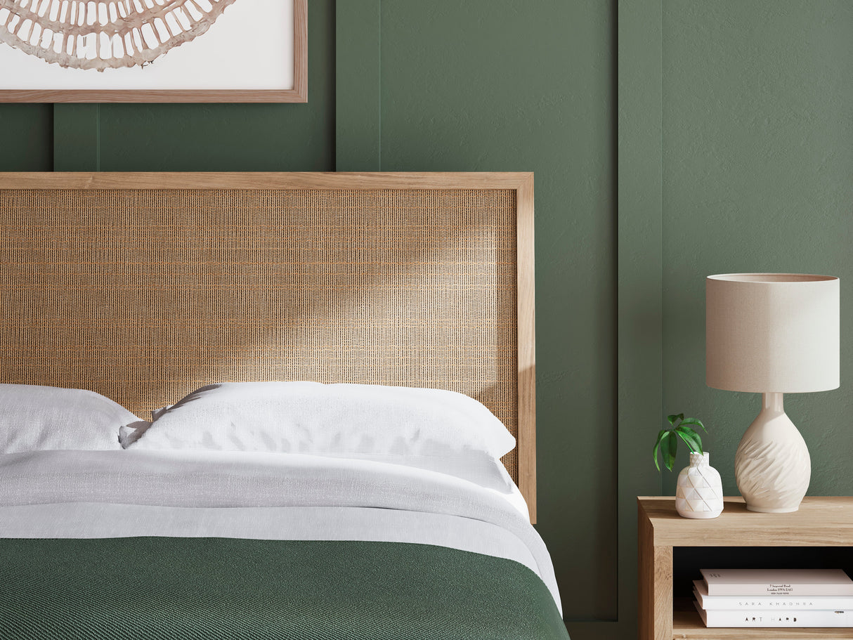 Cielden Tan Platform Bedroom Set by Ashley at Eve Furniture