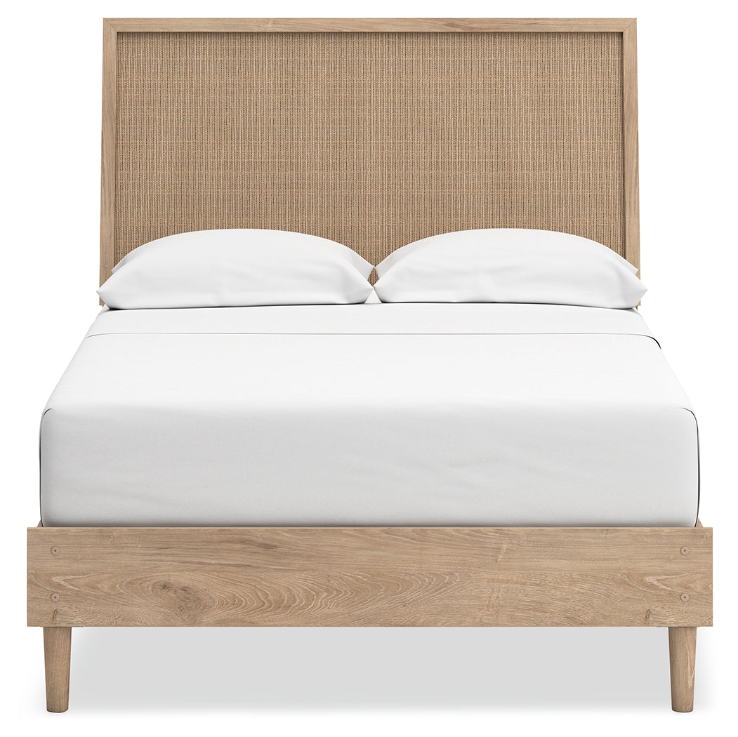 Cielden Two-tone Full Platform Bed by Ashley at Eve Furniture