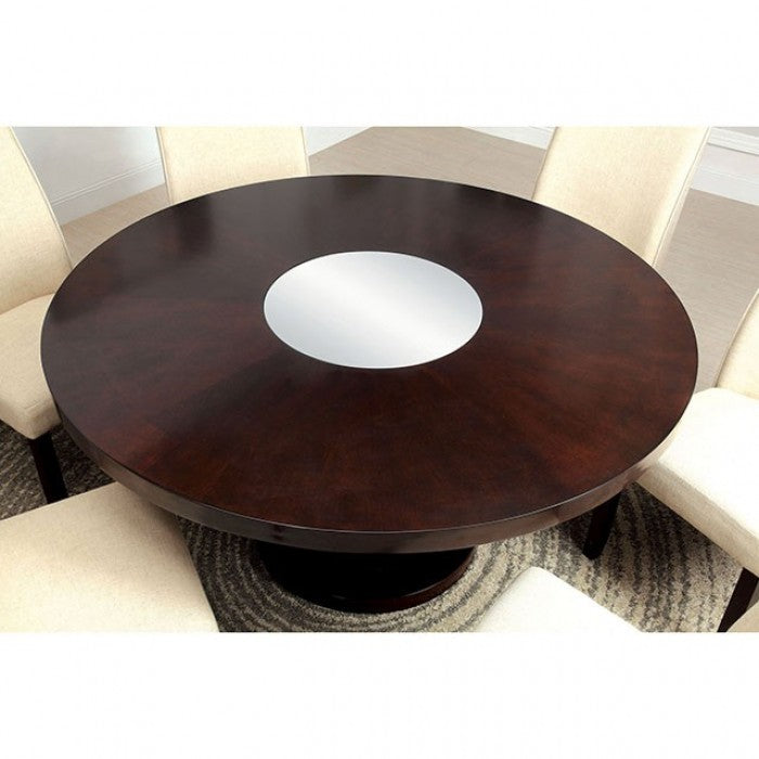 Cimma Espresso 7-Piece Dining Room Set by Furniture of America at Eve Furniture