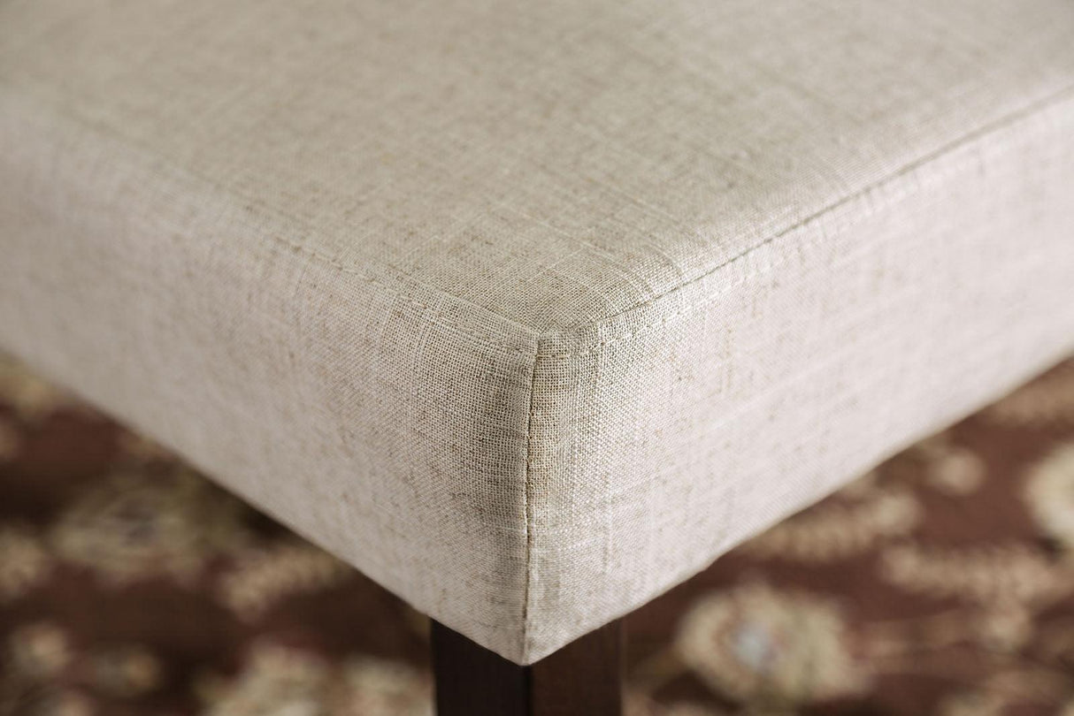 Cimma Espresso/Ivory Side Chair, Set of 2 by Furniture of America at Eve Furniture