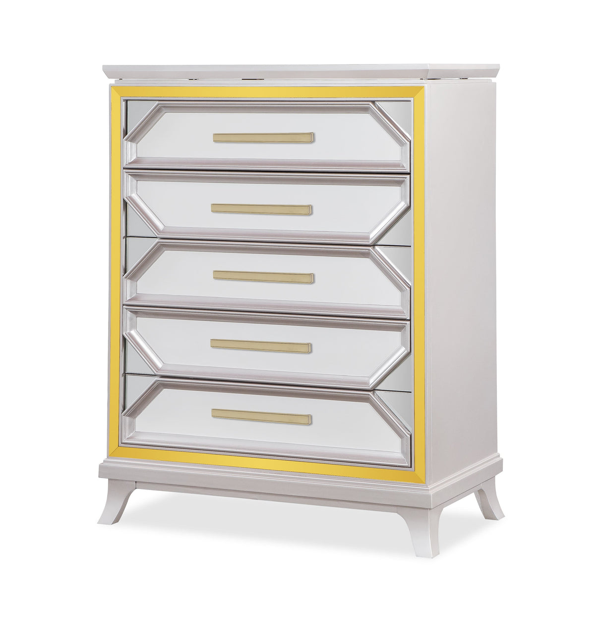 Claire Silver-Gold Bedroom Set by Cosmos Furniture at Eve Furniture