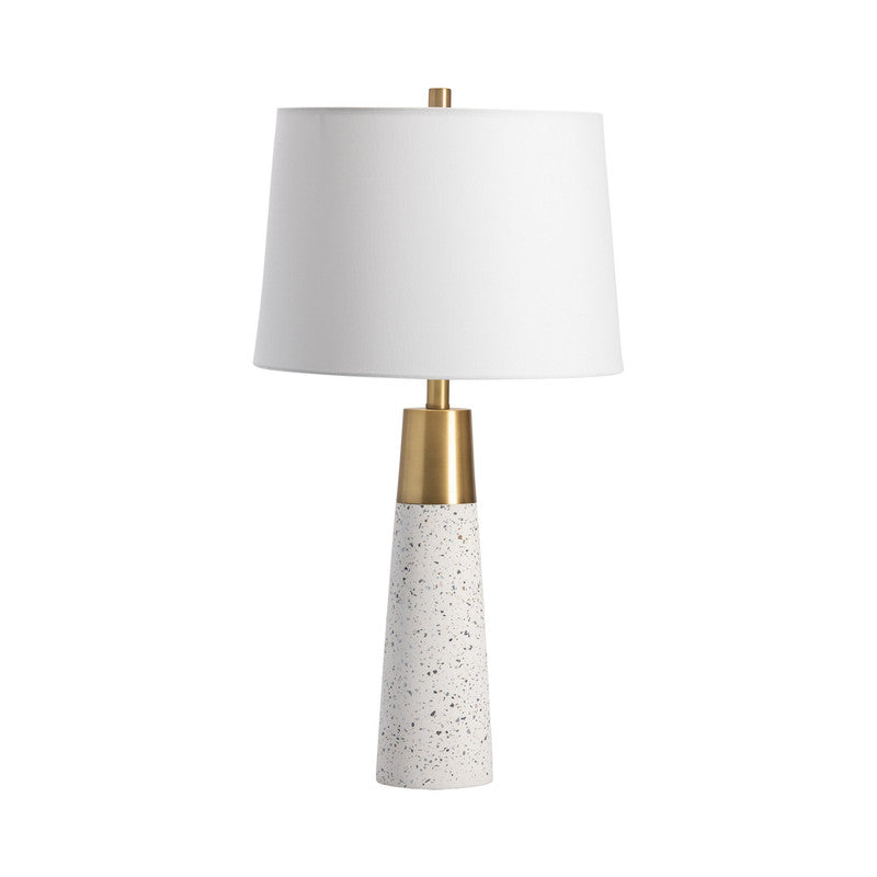 Claire Stone White/Gold Table Lamp by Crestview at Eve Furniture