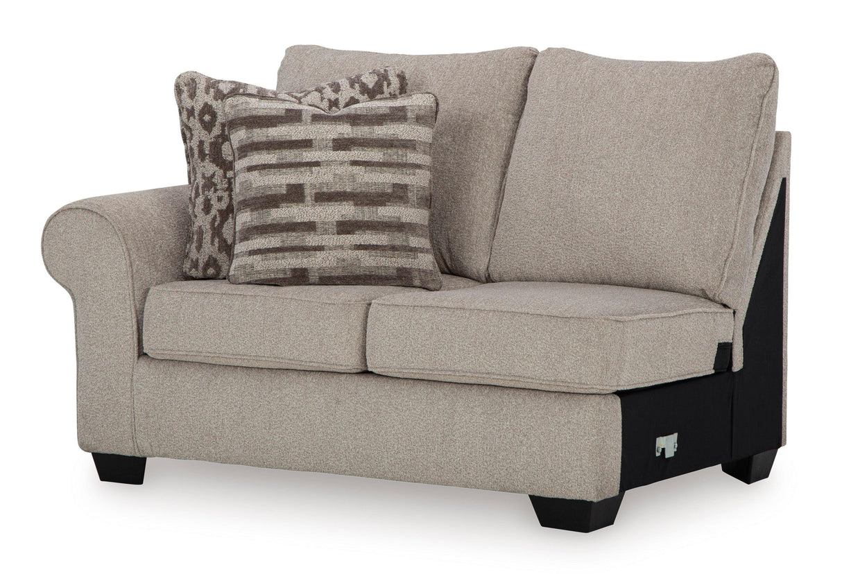 Claireah Umber 2-Piece Right Arm Facing (RAF) Sectional by Ashley at Eve Furniture