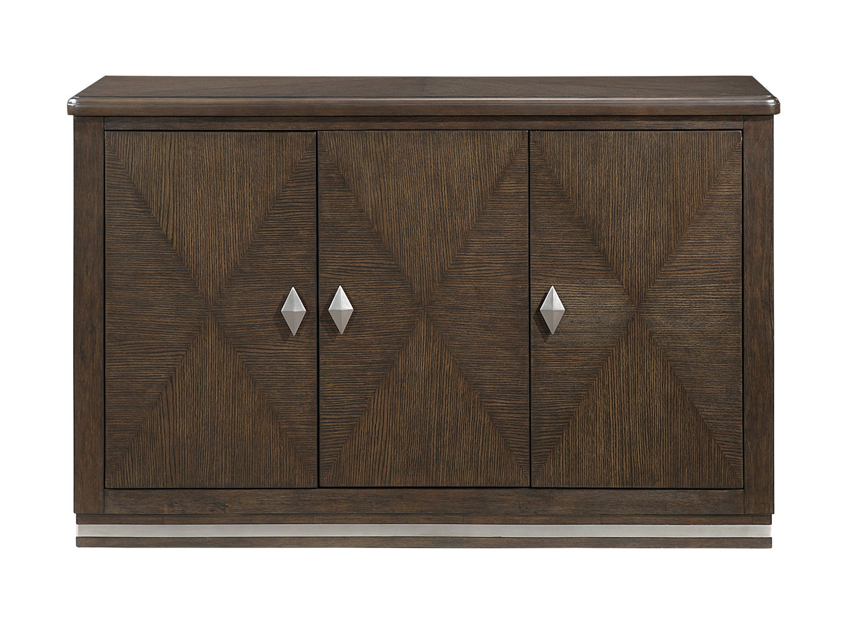 Clara Brown and Beige 56" Wide Door Server by Homelegance at Eve Furniture