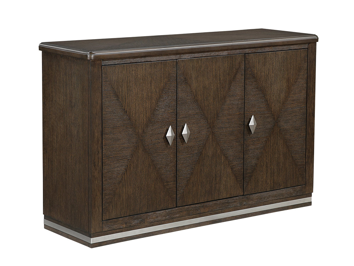 Clara Brown and Beige Round Dining Room Set by Homelegance at Eve Furniture