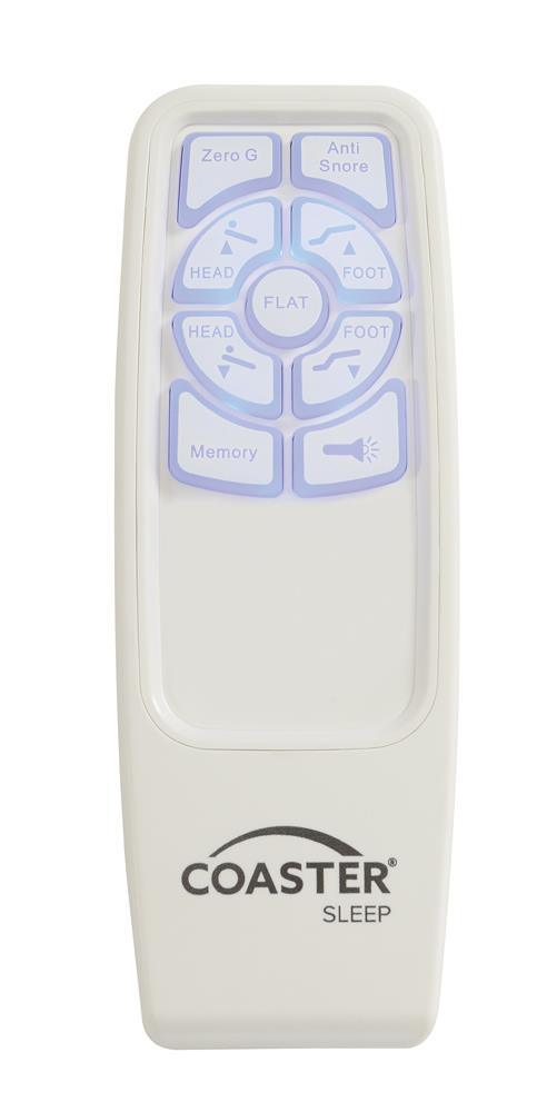 Clara Gray/Black California King Adjustable Bed Base by Coaster at Eve Furniture