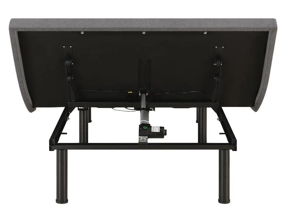Clara Gray/Black Queen Adjustable Bed Base by Coaster at Eve Furniture