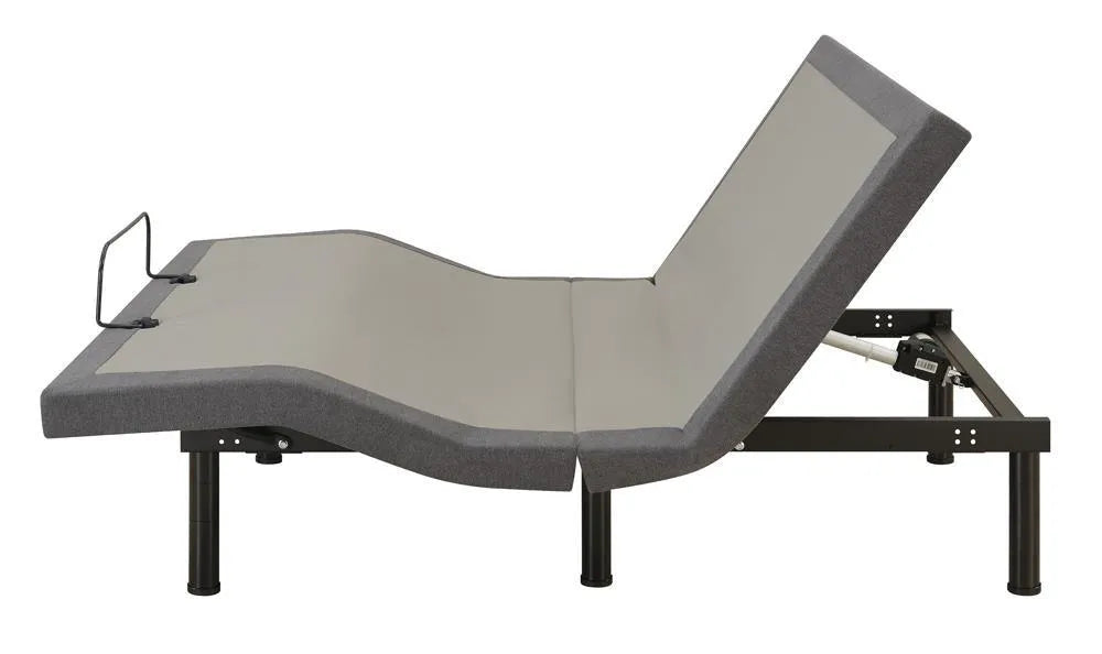 Clara Gray/Black Queen Adjustable Bed Base by Coaster at Eve Furniture