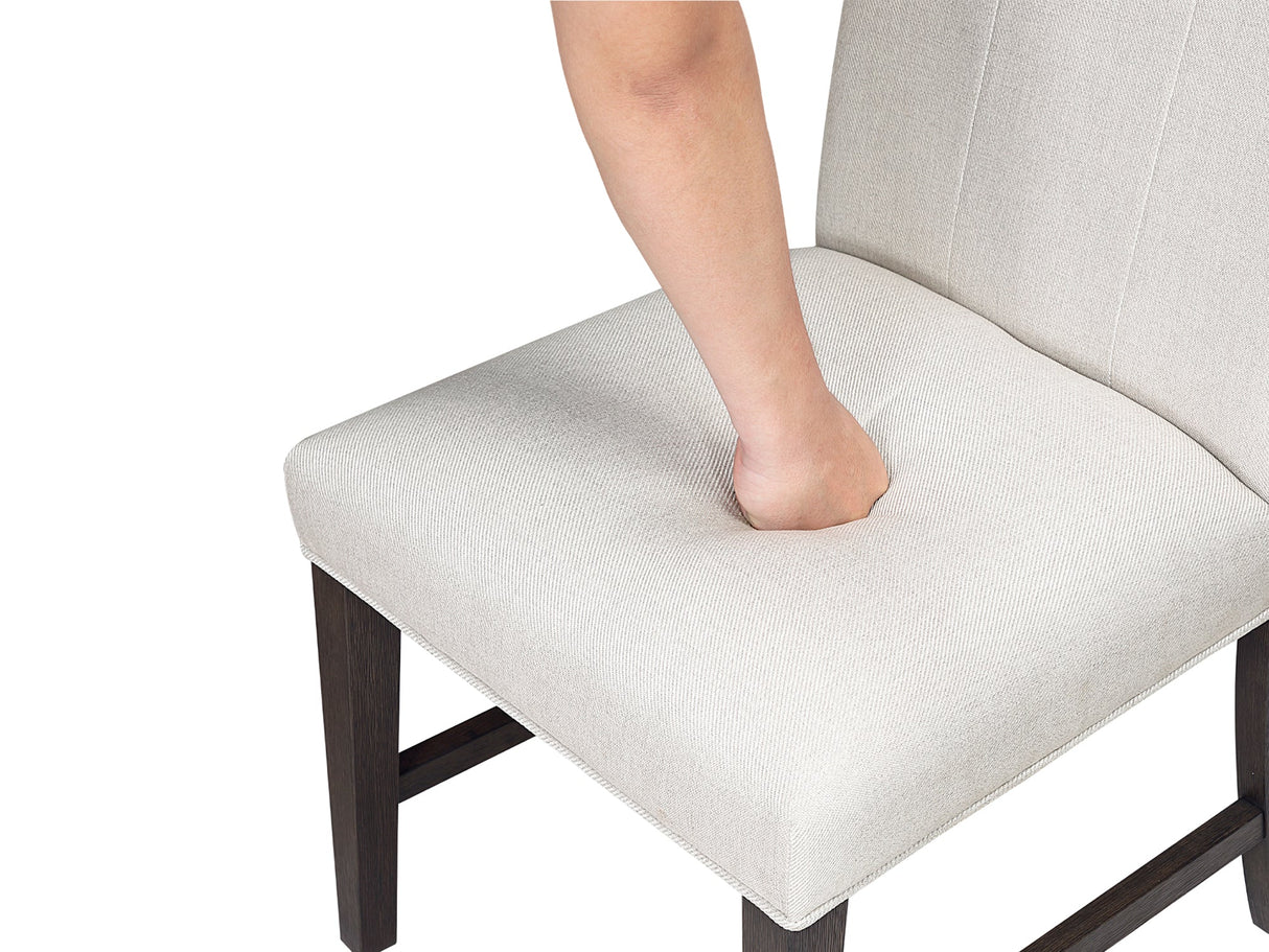 Clara Brown and Beige Extendable Dining Room Set by Homelegance at Eve Furniture