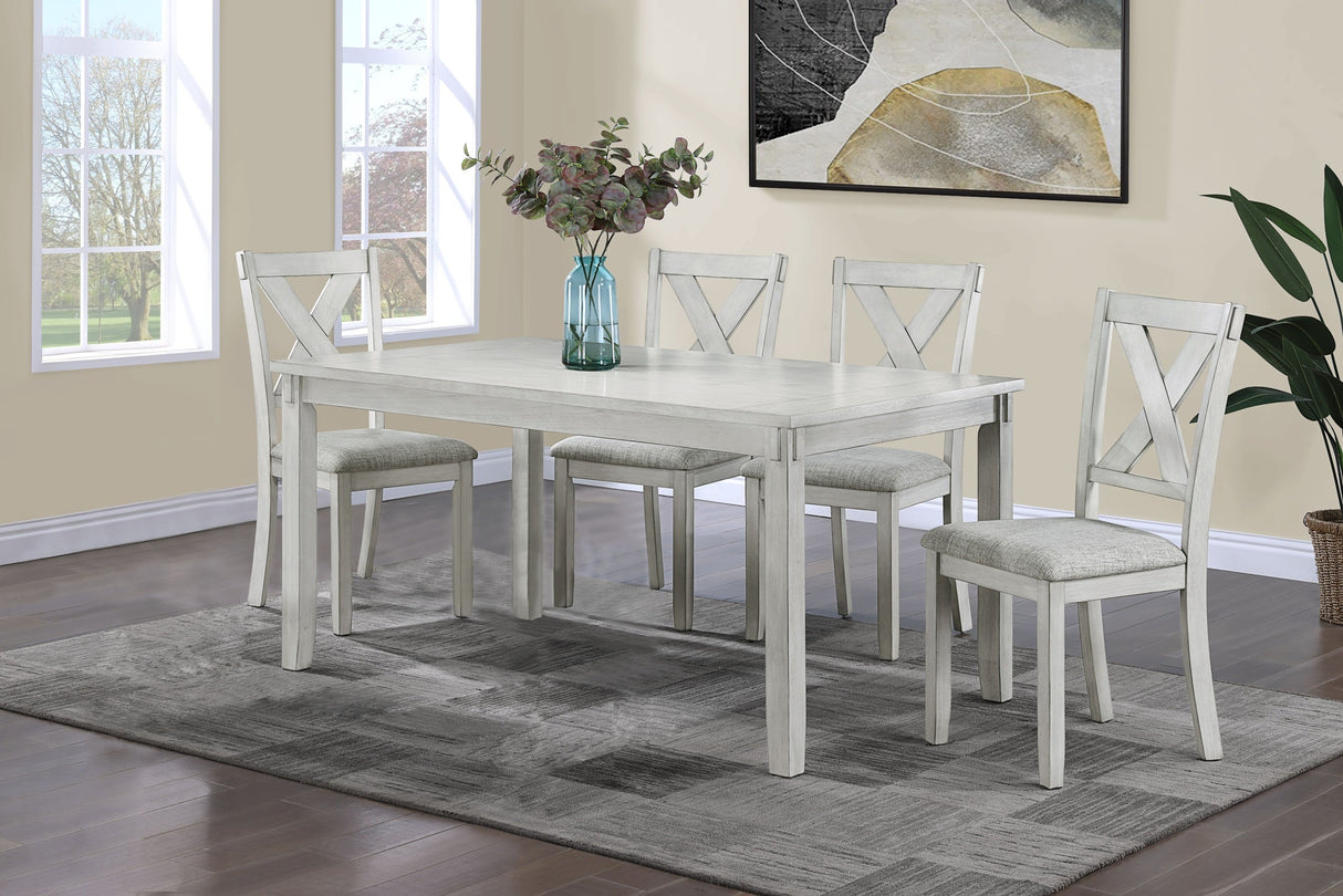 Clara Driftwood 5-Piece Dining Set by Crown Mark at Eve Furniture