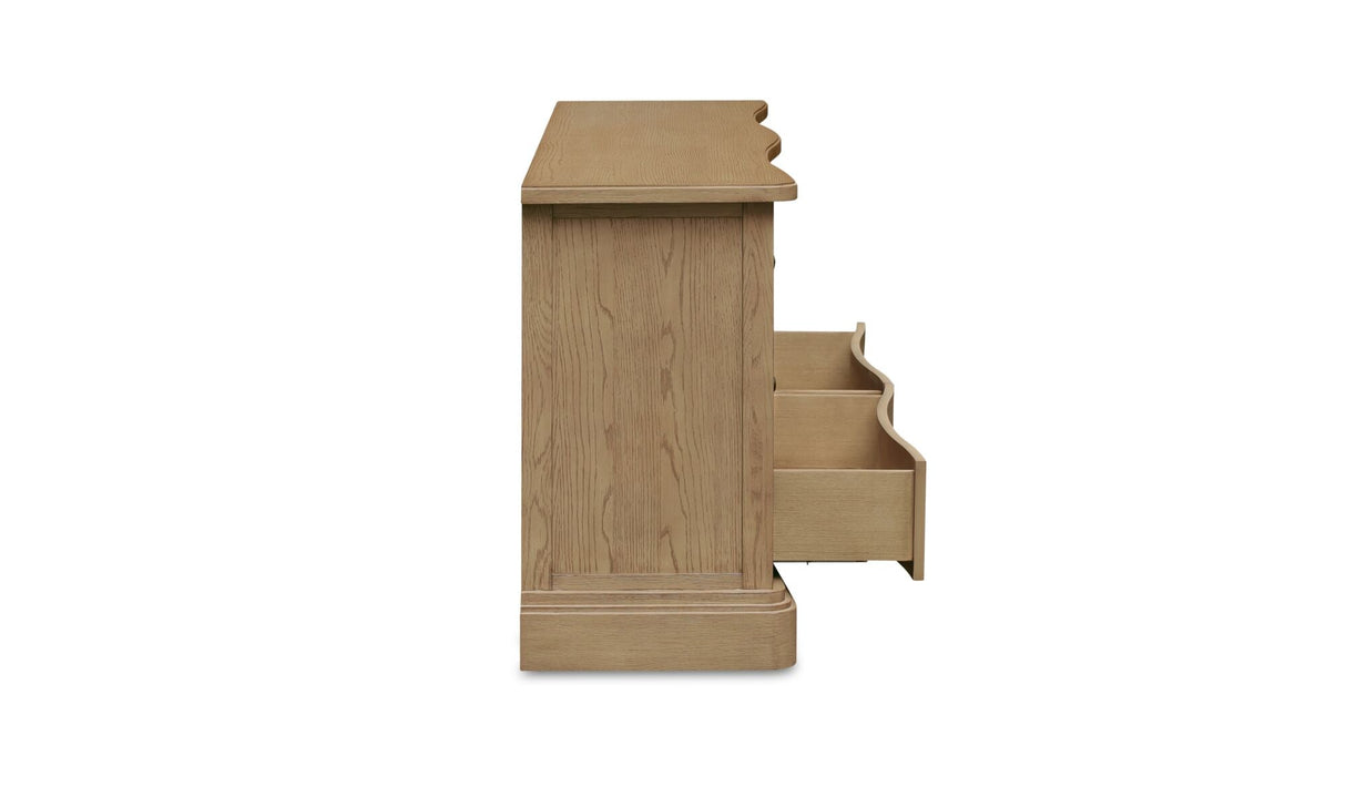 Clarence 6 Drawer Dresser Natural by Moe's Home at Eve Furniture