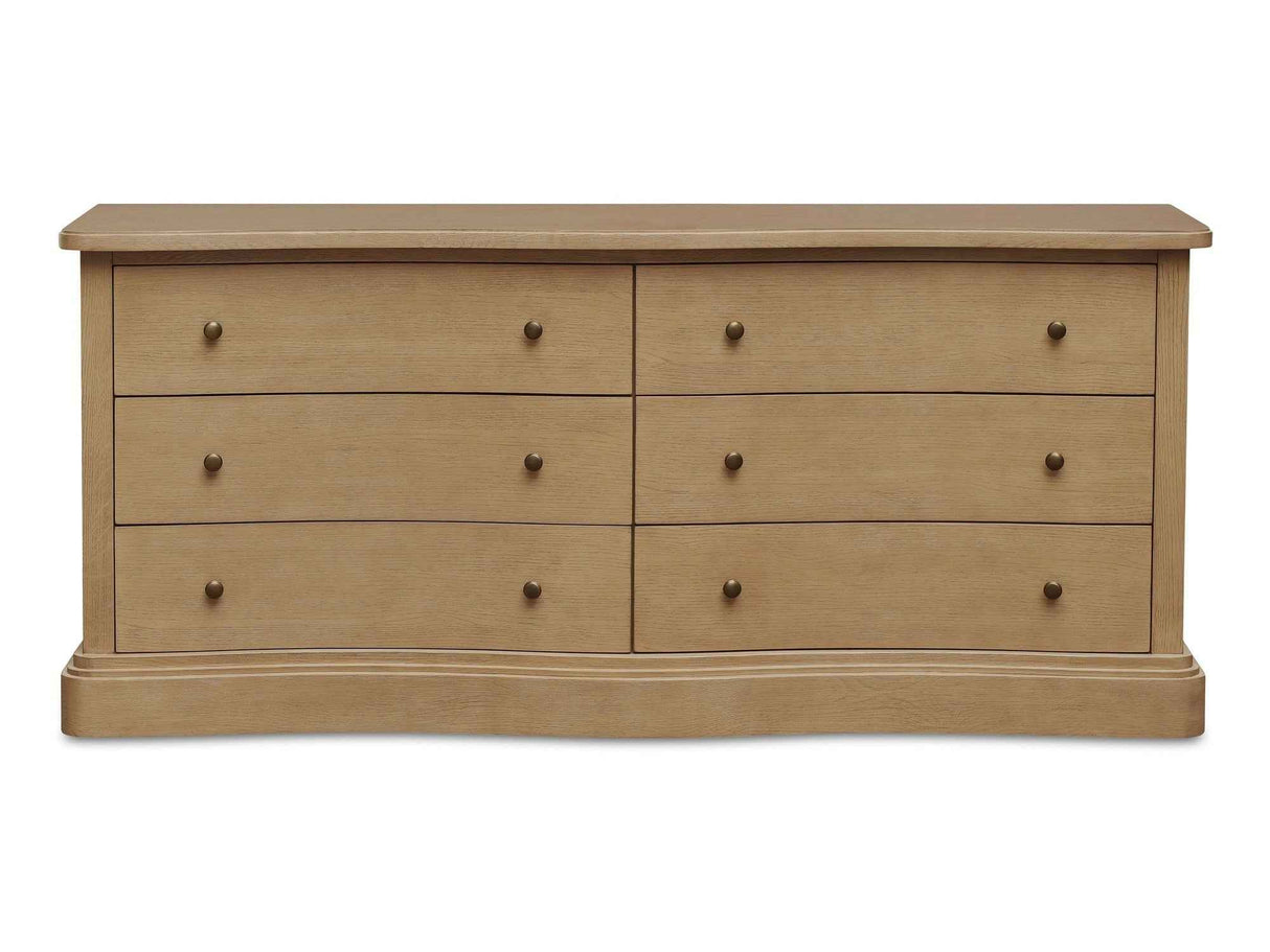 Clarence Natural 6 Drawer Dresser by Moe's Home at Eve Furniture