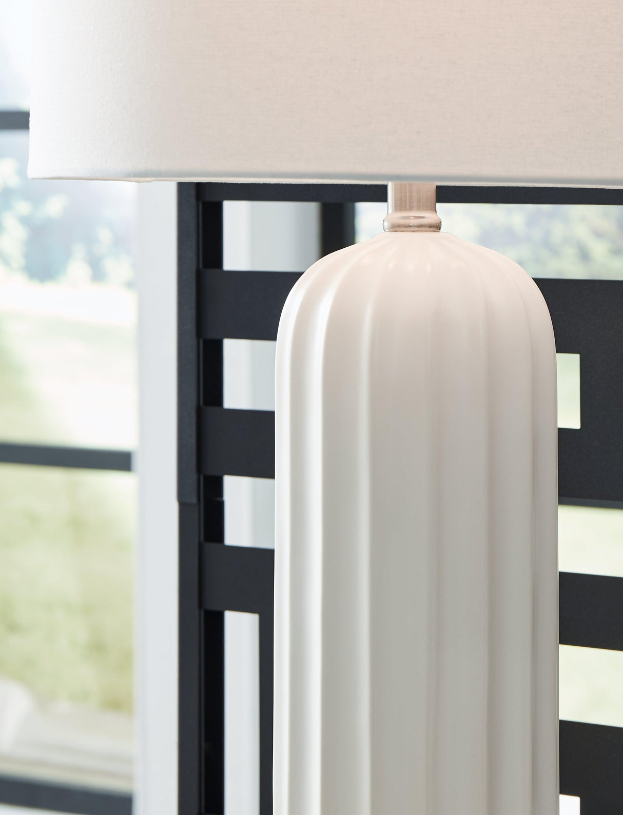 Clarkland White Table Lamp by Ashley at Eve Furniture