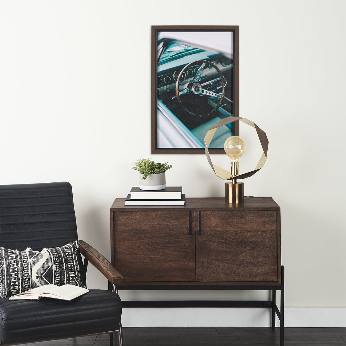 Classic Car VII by Bethany Young a Hand Embellished Framed Photo Art Print by Mercana at Eve Furniture