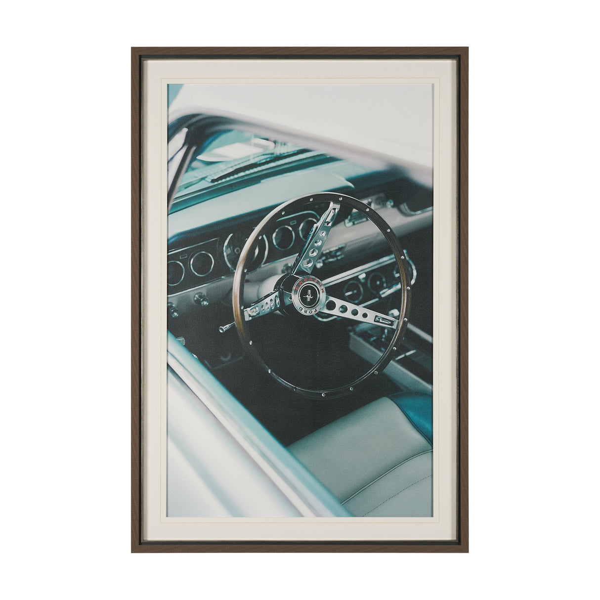 Classic Car VII by Bethany Young Textured Framed Art Print Matted under Glass by Mercana at Eve Furniture