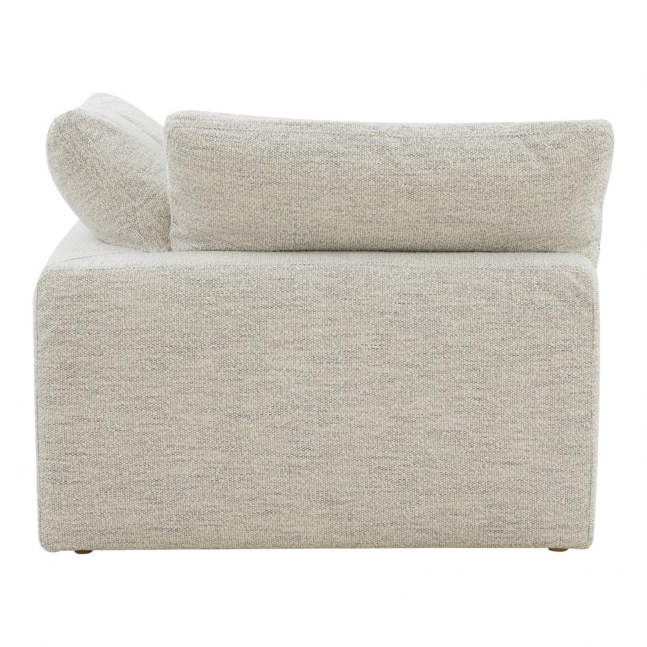 Clay Corner Chair Coastside Sand by Moe's Home at Eve Furniture