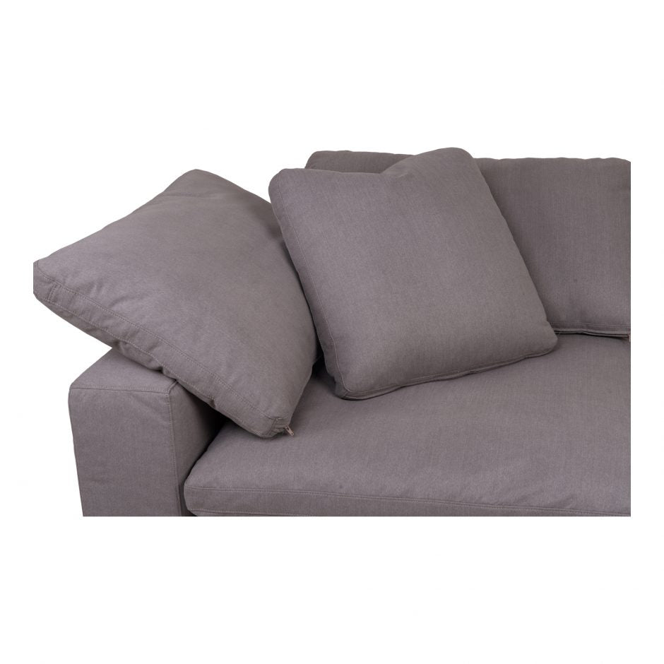 Clay Corner Chair Light Grey by Moe's Home at Eve Furniture
