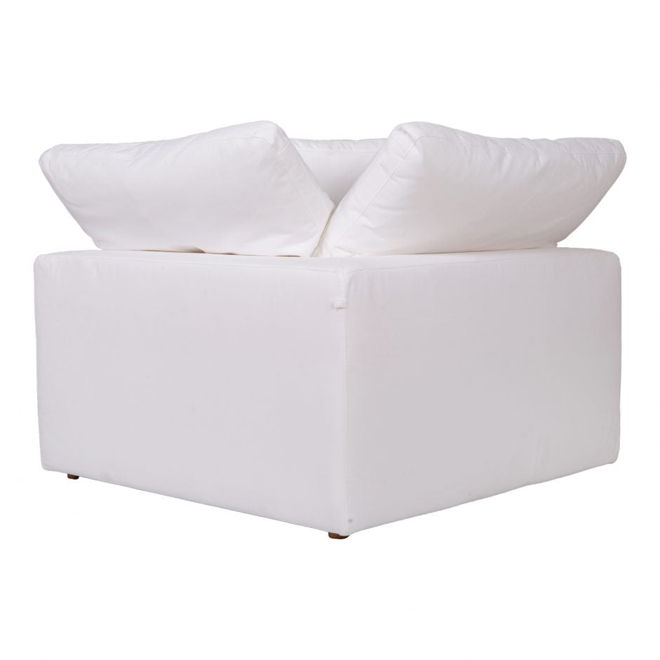Clay Corner Chair Light Grey by Moe's Home at Eve Furniture