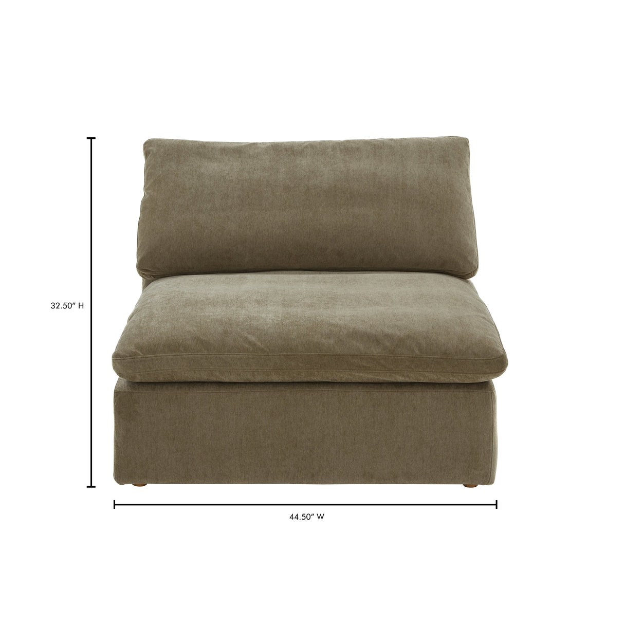 Clay Desert Sage Slipper Chair by MOES at Eve Furniture