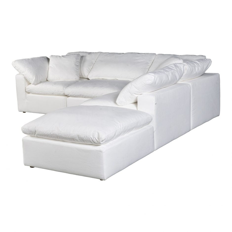 Clay Dream Modular Sectional Cream White by Moe's Home at Eve Furniture