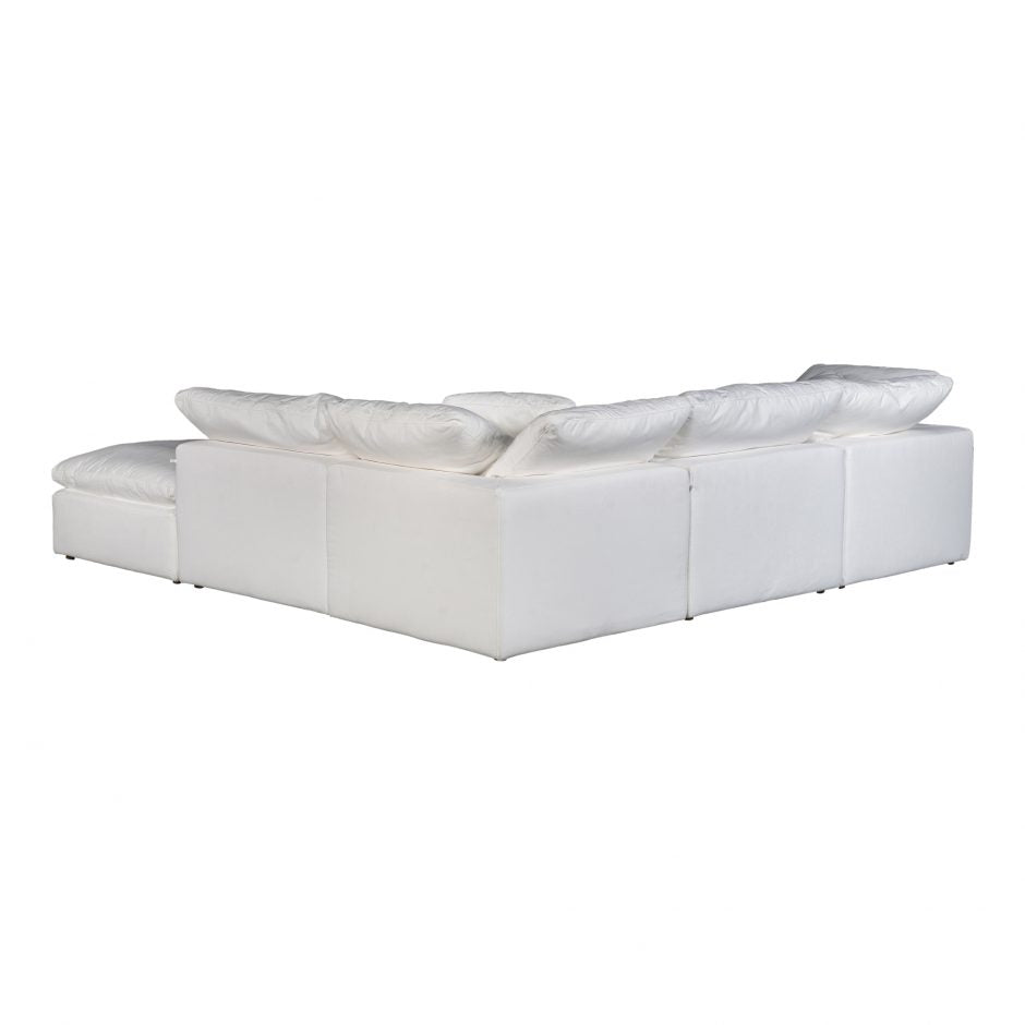 Clay Dream Modular Sectional Cream White by Moe's Home at Eve Furniture