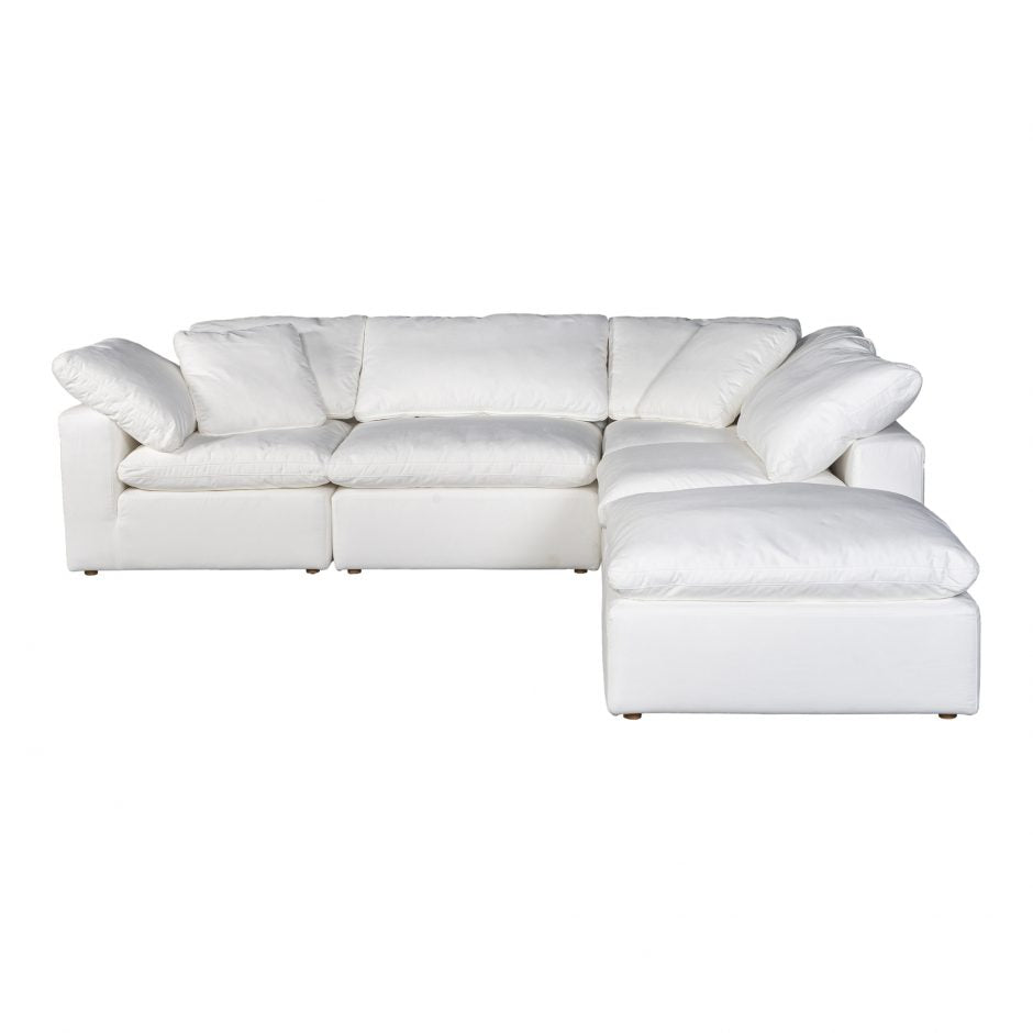Clay Dream Modular Sectional Cream White by Moe's Home at Eve Furniture