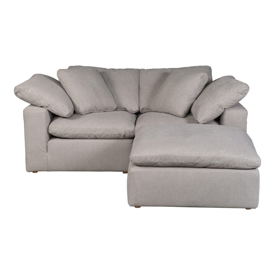 Clay Nook Modular Sectional Light Grey by Moe's Home at Eve Furniture