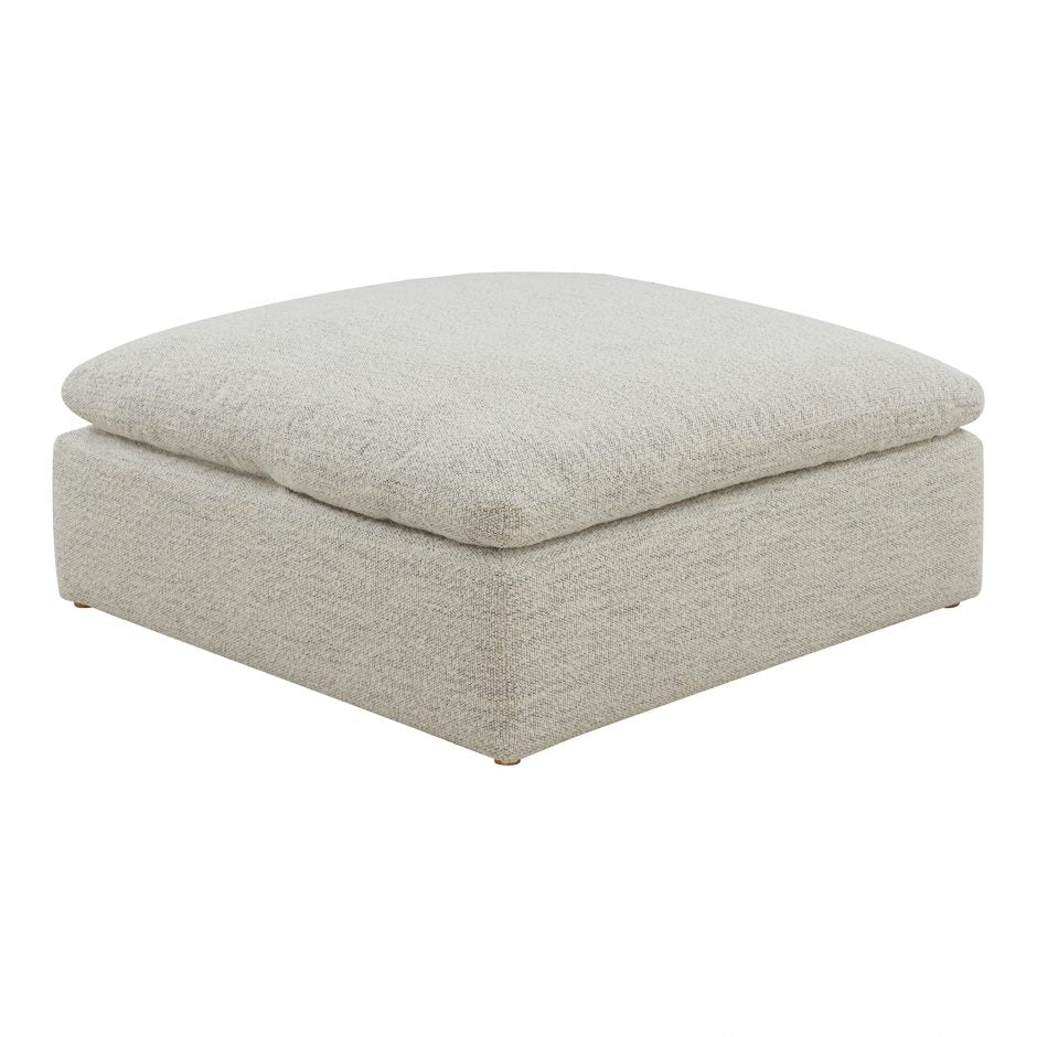 Clay Ottoman Coastside Sand by Moe's Home at Eve Furniture