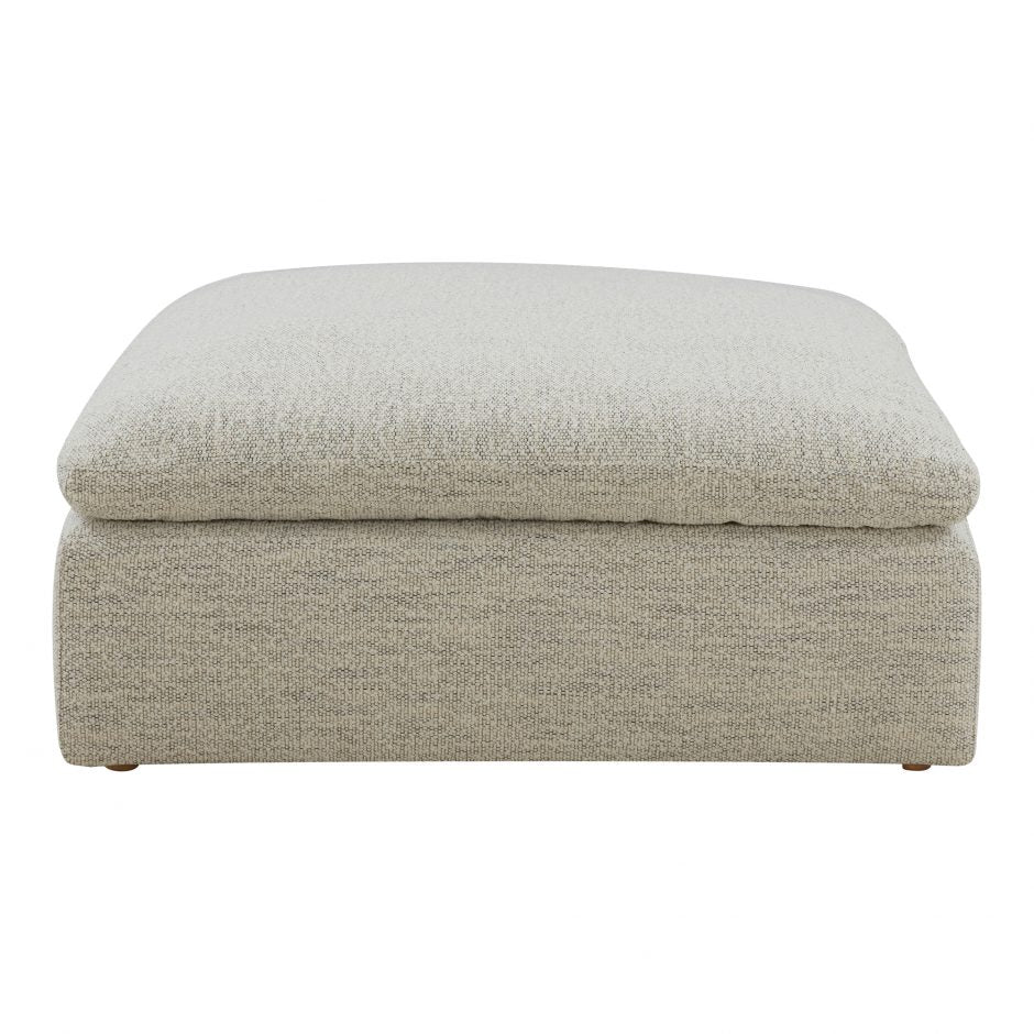 Clay Ottoman Coastside Sand by Moe's Home at Eve Furniture