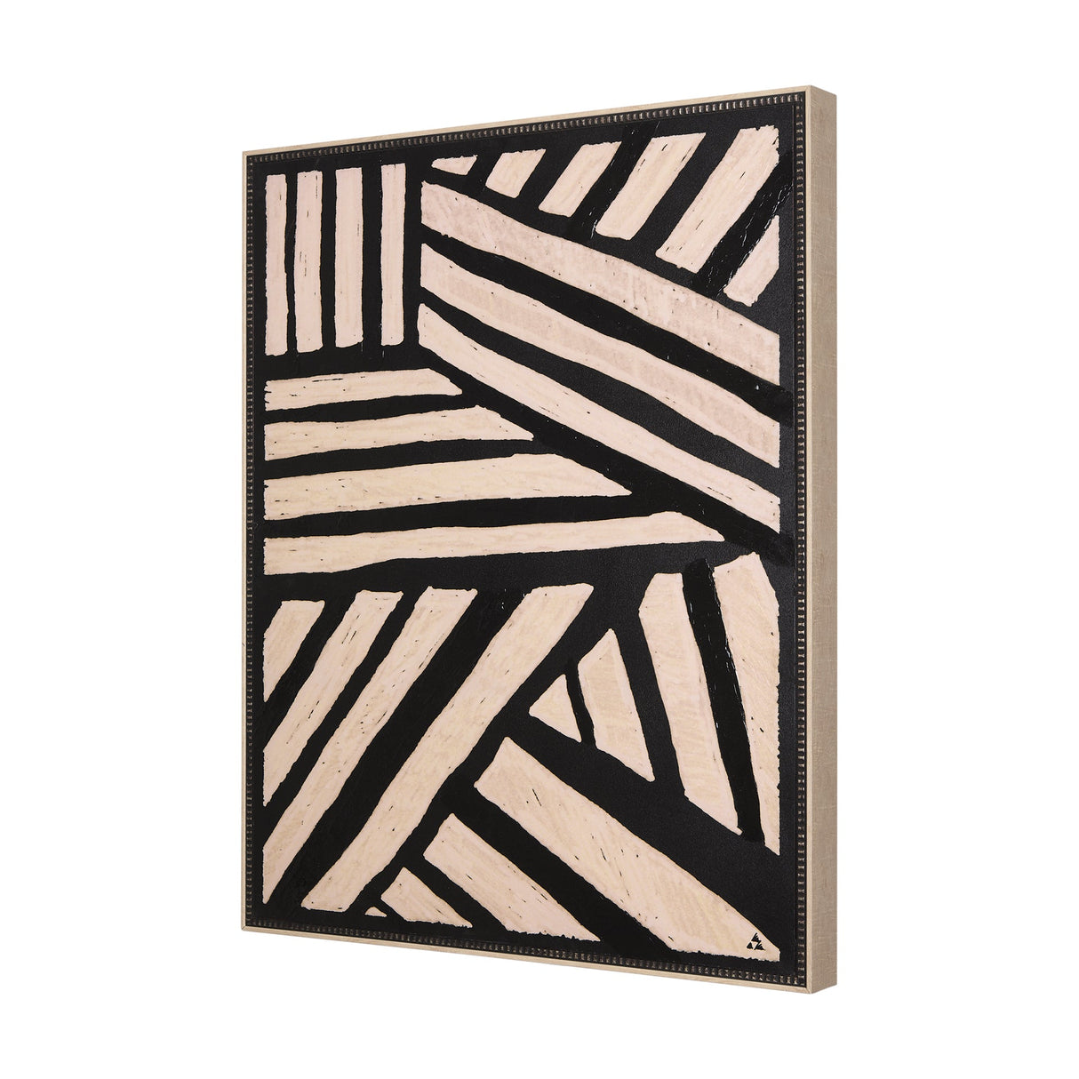 Clay Patern I by Mercana Studio a Hand Embellished Textured Framed Art Print by Mercana at Eve Furniture