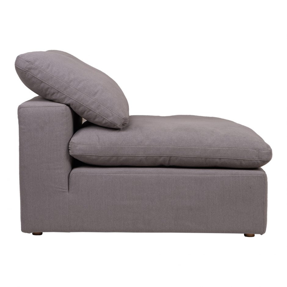 Clay Slipper Chair Light Grey by Moe's Home at Eve Furniture