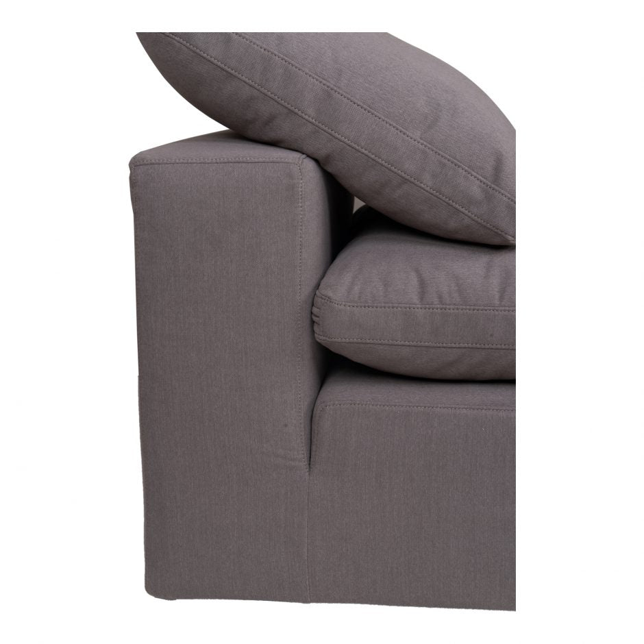 Clay Slipper Chair Light Grey by Moe's Home at Eve Furniture