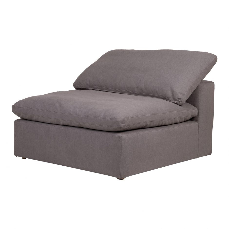 Clay Slipper Chair Light Grey by Moe's Home at Eve Furniture