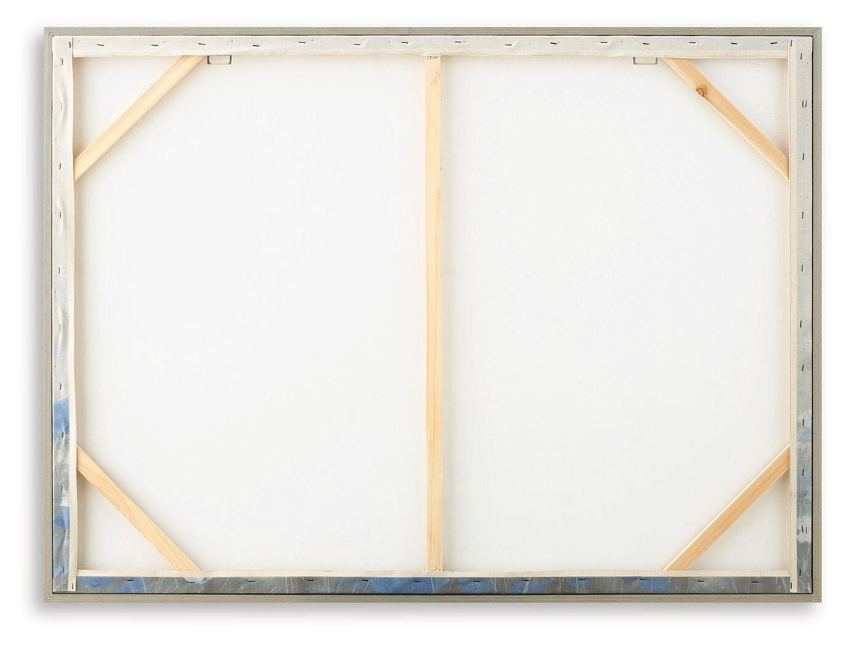 Claydale Gray/Blue/White Wall Art by Ashley at Eve Furniture
