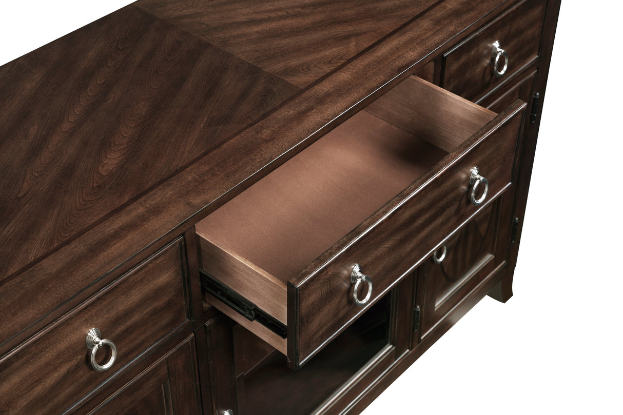 Claymont Cherry Dining Server by Homelegance at Eve Furniture