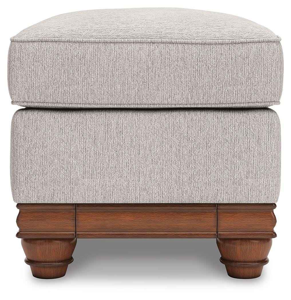 Clearbrooke Sandstone Oversized Chair and Ottoman by Ashley at Eve Furniture