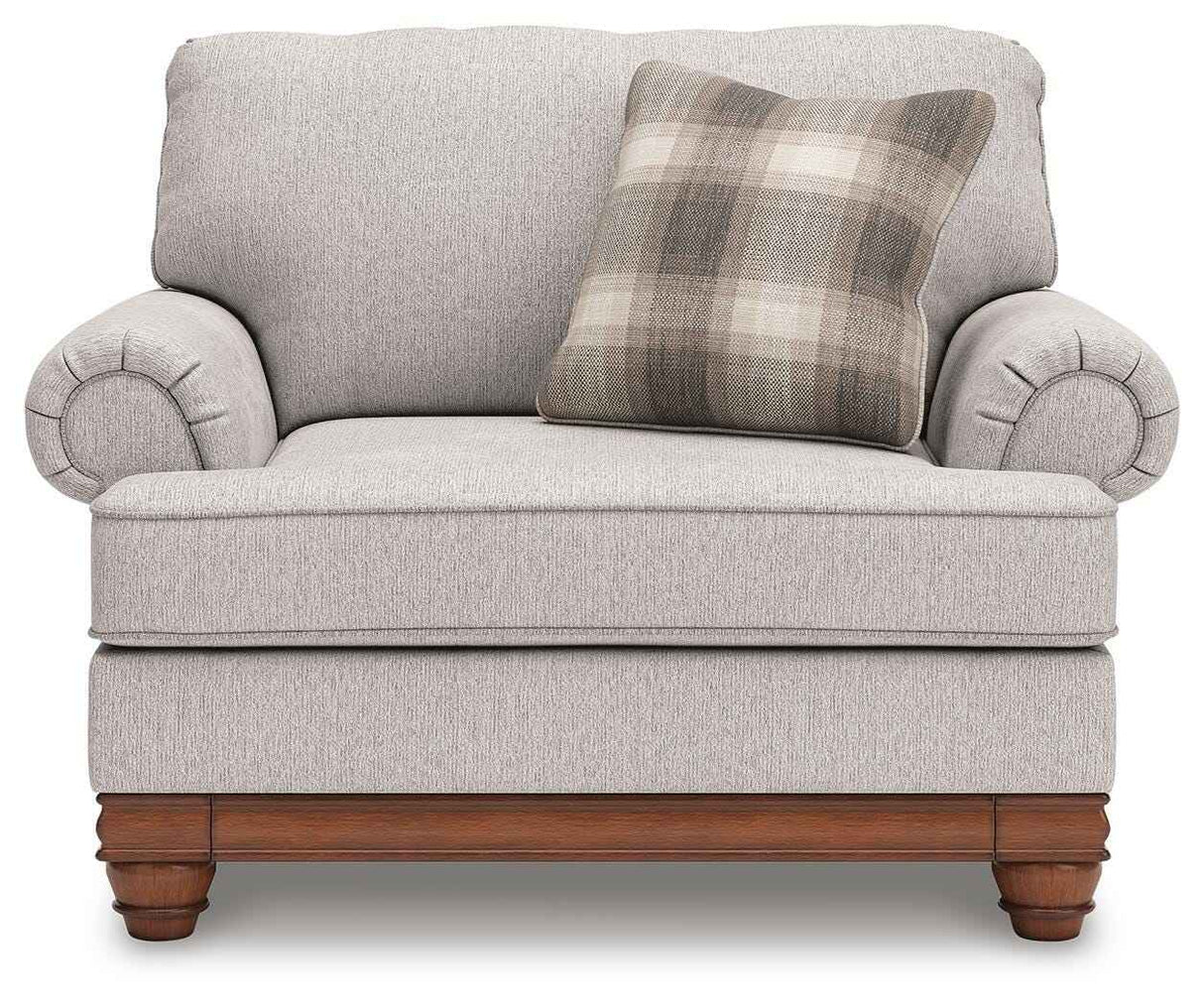 Clearbrooke Sandstone Oversized Chair and Ottoman by Ashley at Eve Furniture