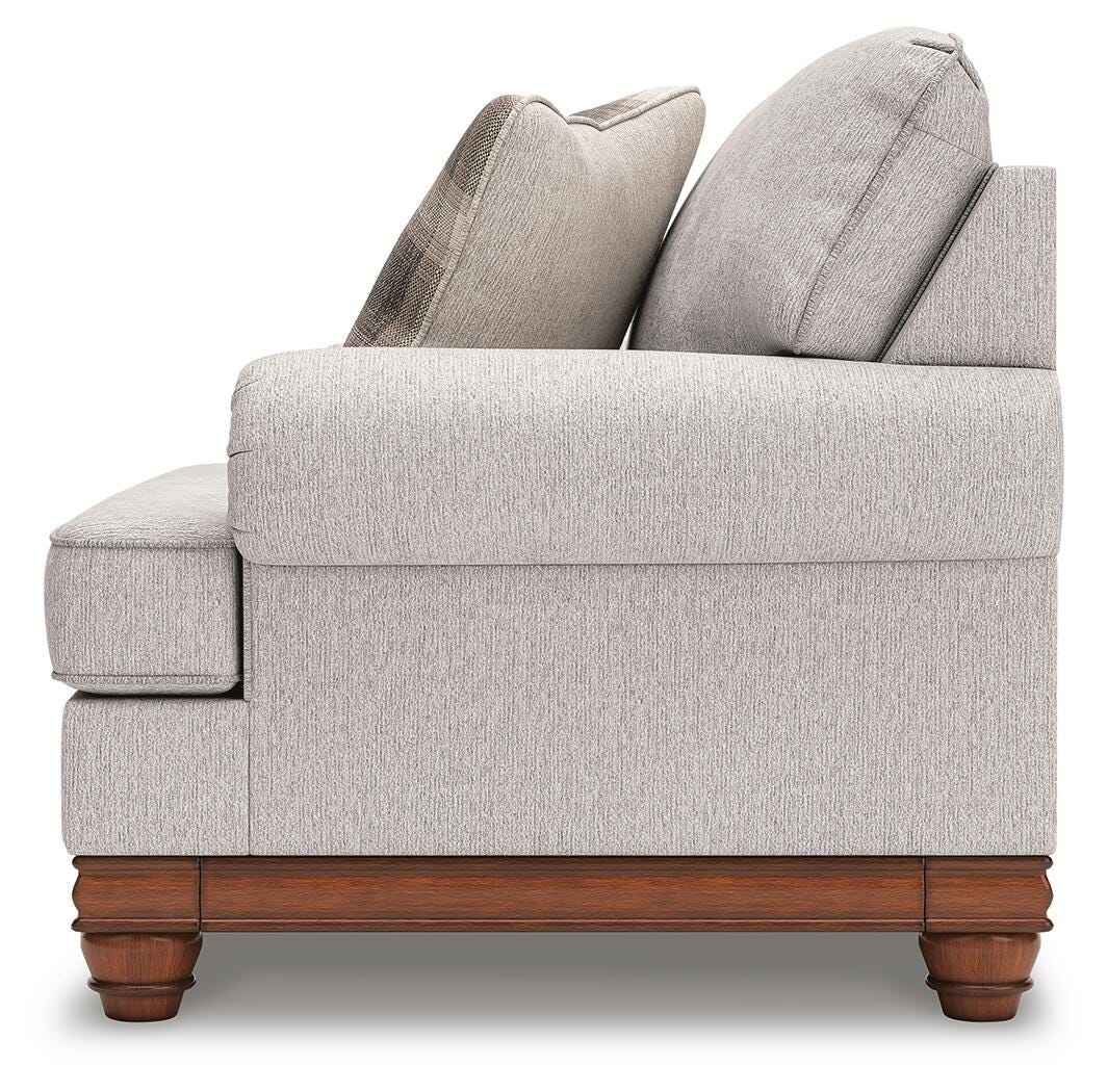Clearbrooke Sandstone Oversized Chair and Ottoman by Ashley at Eve Furniture